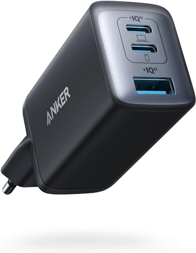 Anker Chargeur USB C 735 (Nano II 65W), 3 Ports, PPS, pour MacBook Pro/Air, iPad Pro, iPhone 16/16 Plus/ 16 Pro Max/15/14/13/12/11, Galaxy S23/S22, Note20, Pixel, Apple Watch, etc.