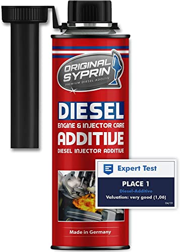 Additif diesel Syprin d'origine - Augmente l'efficacité du moteur - Nettoie le système de carburant, améliore les performances