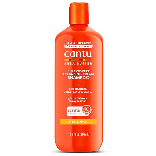 CANTU Shea Butter pour Cheveux Naturels Shampooing Crème Nettoyant 400ml