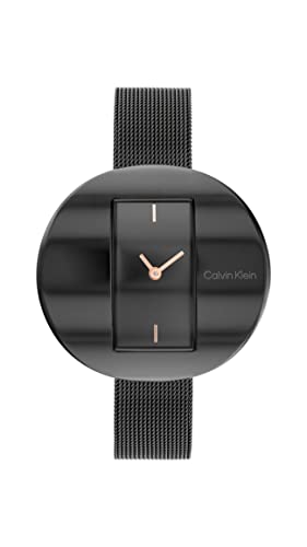 Calvin Klein Montre Analogique à Quartz pour Femme avec Bracelet milanais en Acier Inoxydable