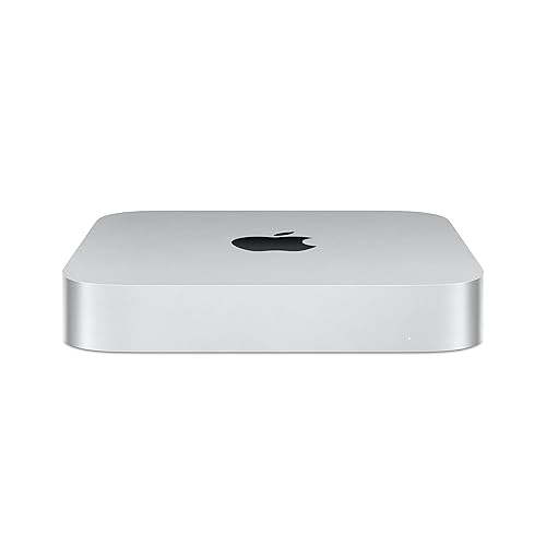 Apple 2023 Ordinateur de Bureau Mac Mini avec Puce M2, 8 Go de RAM, 512 Go de Stockage SSD, Gigabit Ethernet. Compatible avec l’iPhone/iPad