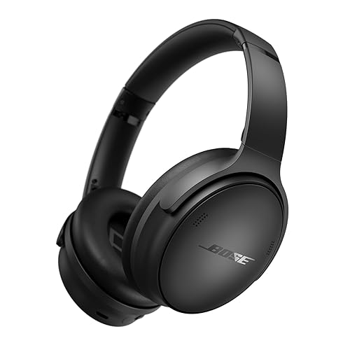 Bose QuietComfort SC Casque sans Fil à réduction de Bruit, Casque Supra-aural Bluetooth avec Une autonomie allant Jusqu’à 24 Heures, avec Étui Souple, Noir