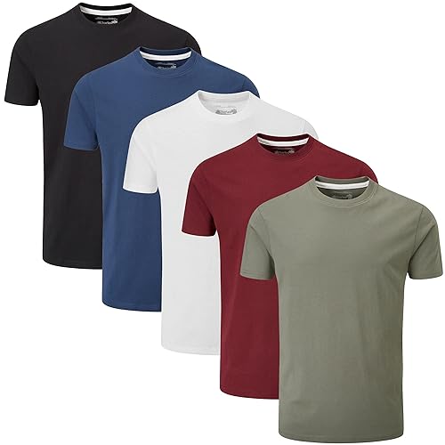 Charles Wilson Pack de 5 T-Shirts Unis à Col Rond