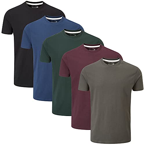 Charles Wilson Pack de 5 T-Shirts Unis à Col Rond