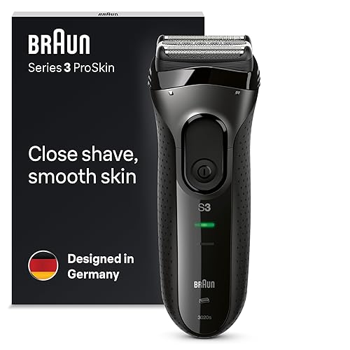 Braun Series 3 ProSkin Rasoir Électrique Homme Barbe, Noir