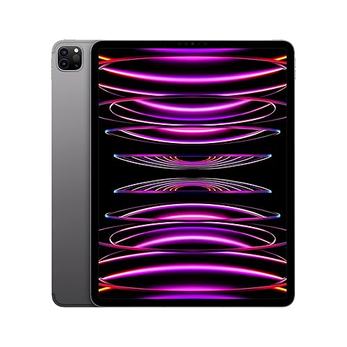 2022 Apple iPad Pro (12.9-Pouce, Wi-Fi + Cellular, 256GB) - Gris Sidéral (Reconditionné)