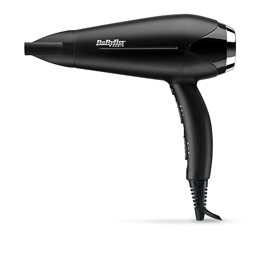 BaByliss - D572DE - Sèche-cheveux Turbo Smooth 2200 avec Technologie Ionique et Céramique