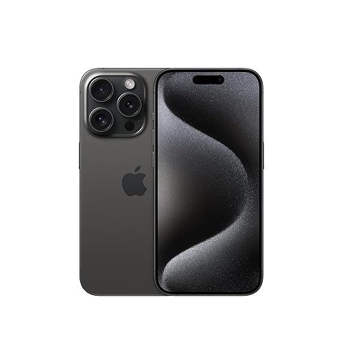 Apple iPhone 15 Pro (128 Go) - Titane Noir (Reconditionné)