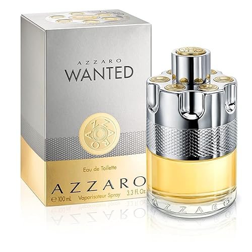 AZZARO Wanted - Eau De Toilette Homme - Boisé Agrume Épicé - Cardamome, Vétiver & Citron - Tenue Longue Durée - Spray Vaporisateur