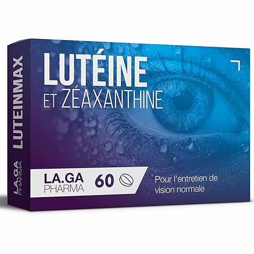 Complément Alimentaire Yeux− Contient de la Lutéine, Zéaxanthine, du Zinc, de l'Extrait de Myrtille et de la Vitamine A, E et B12 – Tension Oculaire, Maculopathie, Yeux Secs et Fatigués − 60 Comprimés