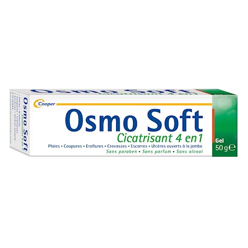 OSMOSOFT - Cicatrisant 4 en 1 - Plaies, Coupures, et Escarres - Gel - 50 g