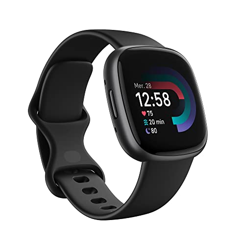 Fitbit Versa 4,Beet/Copper Smartwatch Unisex-Adult