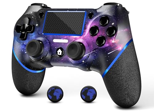 AceGamer Wireless Controller Remplace Le Contrôleur PS4, la poignée de Jeu sans Fil à Double Vibration et la Batterie Rechargeable,Compatible avec PS4